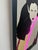 Patrick Nagel Pop Art Print With Pink Neon Accent for Mirage Editions, 1981 For Sale In Miami - Image 6 of 17