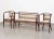 Wiener Secession Seating Set by Otto Wagner for Mundus Austria, 1903, Set of 3 For Sale - Image 3 of 12