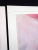 Pink 1982 Abstract Botanical Matted Diptych Pastel Drawings by Nancy Denison - a Pair For Sale - Image 8 of 9