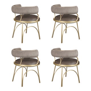 Austin Dining Chairs by Porus Studio, Set of 4 For Sale