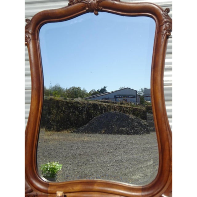 Louis XV Style Walnut Dressing Table, 1890s For Sale - Image 9 of 18
