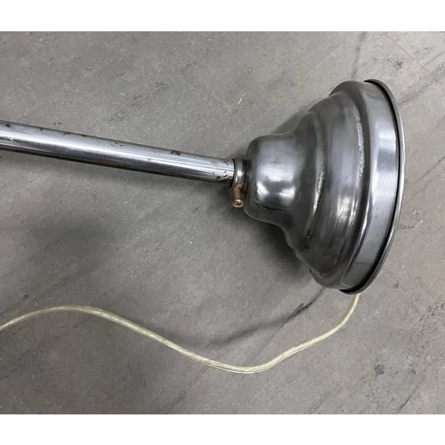 1930s Art Deco Flying Saucer Pendant Light For Sale In New York - Image 6 of 9