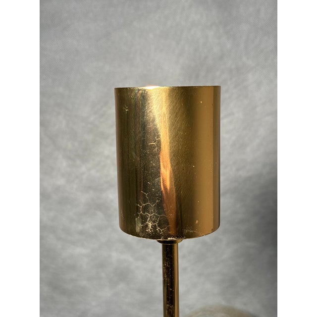 Italian 6-Glass Bowl Chandelier with Gilt Frame, 1970s For Sale - Image 10 of 16