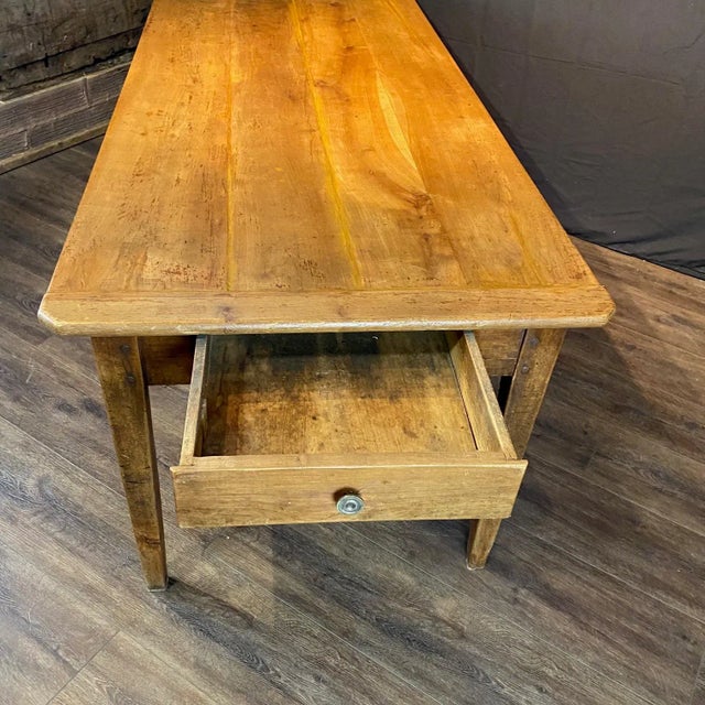 French Country Antique Country French Farmhouse Dining Table From Provence For Sale - Image 3 of 14
