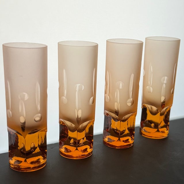 Iittala Mid-Century Victor Glasses by Valto Kokko for Iittala, Finland, 1960s, Set of 5 For Sale - Image 4 of 18