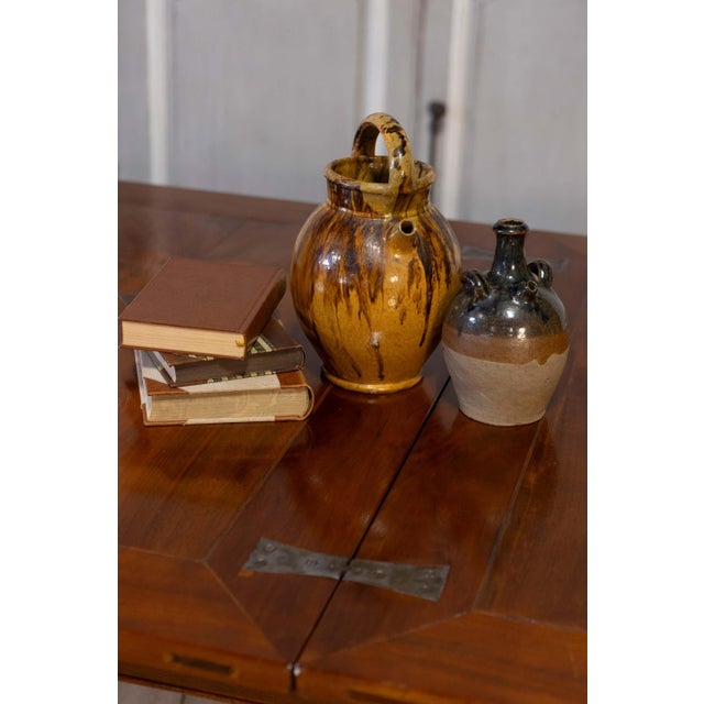 Italian Early 19th Century Walnut Folding Table with Tapered Legs For Sale In Atlanta - Image 6 of 15