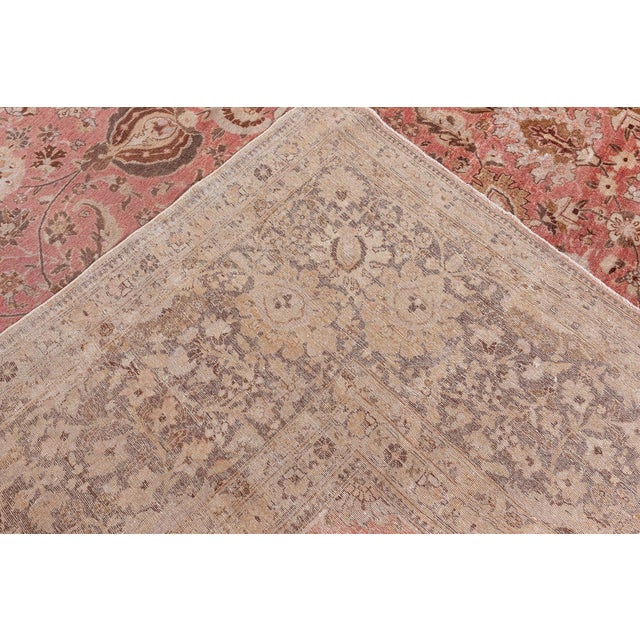1920s 1920s Persian Tabriz Rug For Sale - Image 5 of 6