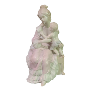 Vintage Fine Porcelain Mother & Child Figurine Marked Arnart KPM