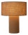 Moonlight Table Lamp - Woven Burlap Shade, Dimmer Switch For Sale