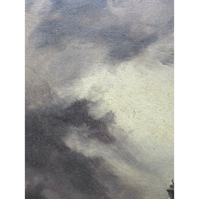 Sarah Louisa Kilpack (1839–1909) | La Corbière Lighthouse, Jersey | Dramatic Victorian Marine Oil on Board, c.1880 For Sale - Image 10 of 18