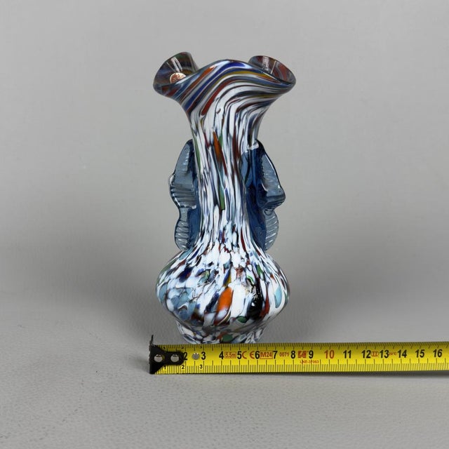 Murano Glass Vase from Fratelli Toso, 1970s For Sale - Image 9 of 11