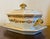 Ceramic Antique Early 19th Century French Empire Paris Porcelain Octagonal Sauce Tureen With Flower Garland Sprig Decoration For Sale - Image 7 of 16