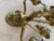 Metal Pair of Preciosa-Lustry Czech Brass Six-Light Wall Sconces For Sale - Image 7 of 7