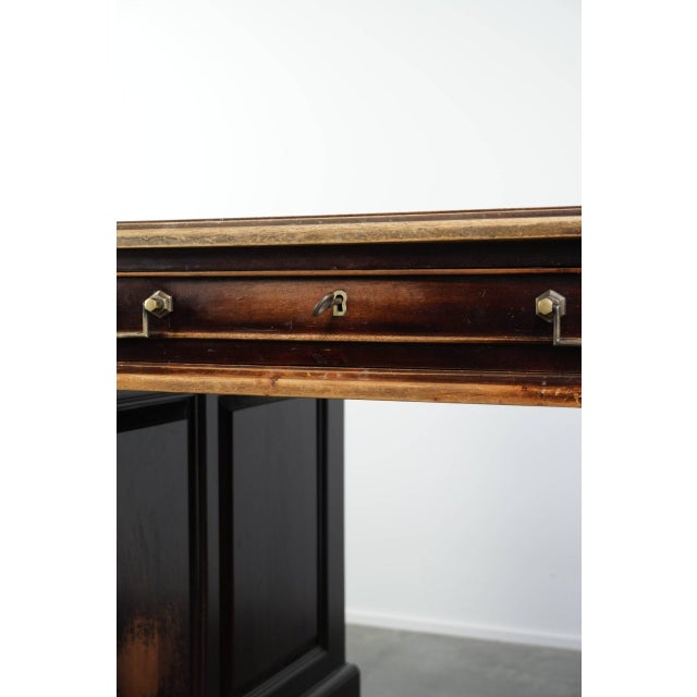 Antique Wooden Desk in Wood, 1900s For Sale - Image 9 of 16