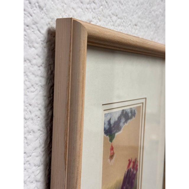 Cream Jeff Leedy “I Tried Reality, It Just Didn’t Work for Me” Framed Print, Signed, Circa 1990s For Sale - Image 8 of 12