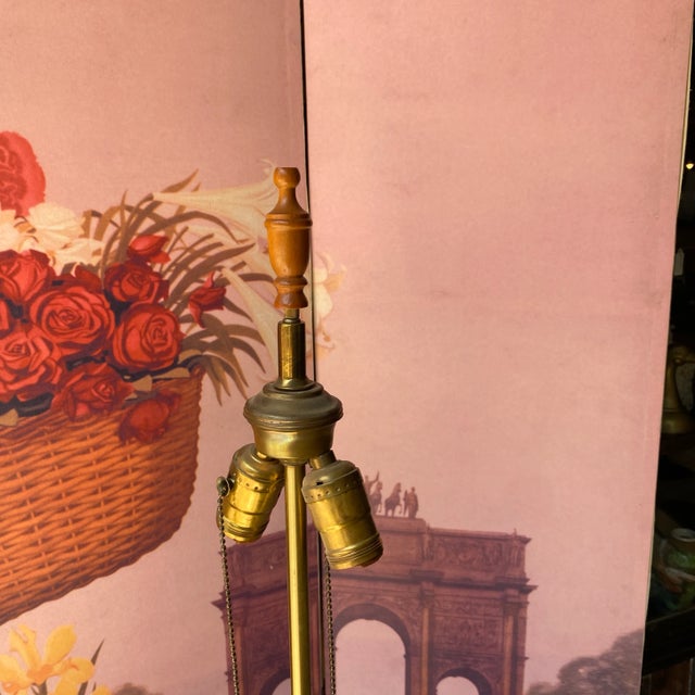 Orange 1970s Large Hand Carved Marble Lamp For Sale - Image 8 of 11