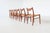 Wood Dining Chairs in Glyngore Teak from Arne Wahl Iversen, Denmark, 1960s, Set of 6 For Sale - Image 7 of 18