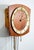 Mid-Century Modern Mid Century Modern Wall Clock Teak Pendulum Weights Brixon Denmark Chime For Sale - Image 3 of 10