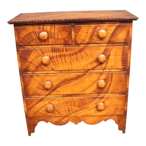 Paint Decorated Diminutive Chest