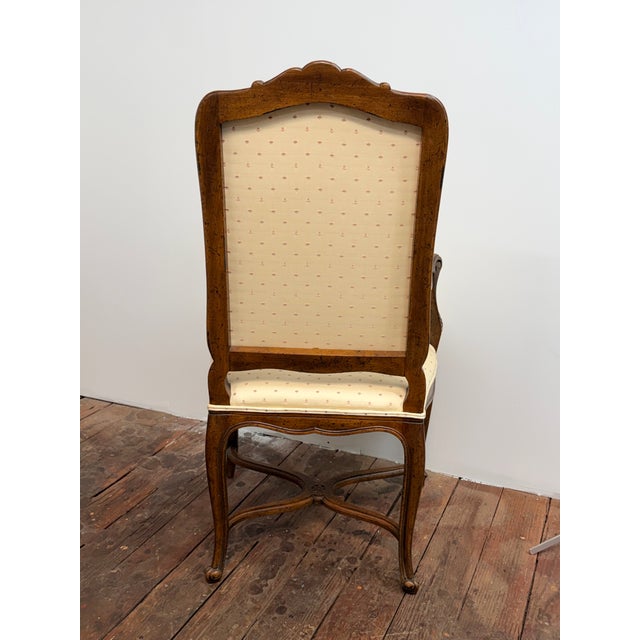 Wood Carved French Provincial Style Dining Chairs for John Widdicomb, Set of Six For Sale - Image 7 of 17