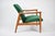 Vintage Green Fabric Armchair by E. Homma, 1960s For Sale - Image 9 of 14