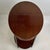 Antique English Edwardian Oval Side Table in Mahogany For Sale - Image 10 of 13