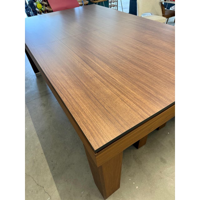 Wood Luxury 3 in 1 Combination Pool Table, Table Tennis Table, Dining / Party Table + Matching Wall Unit and Benches. Premium Solid Walnut Wood. For Sale - Image 7 of 18