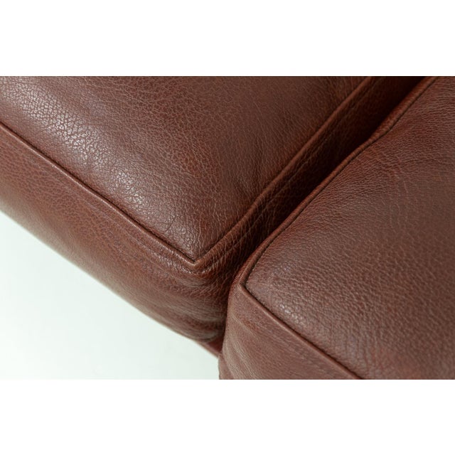 Danish Modern Leather and Rosewood Sofa from Eran, 1960s For Sale - Image 17 of 18