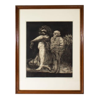 “Two” Etching by James Kearns For Sale