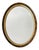 Vintage Hollywood Regency Oval Mirror from Pieterman, 1960s For Sale