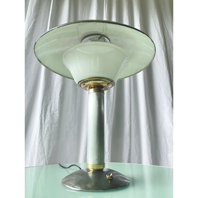 Metal Vintage Art Deco 350 Table Lamp by Jumo, 1960s For Sale - Image 7 of 16