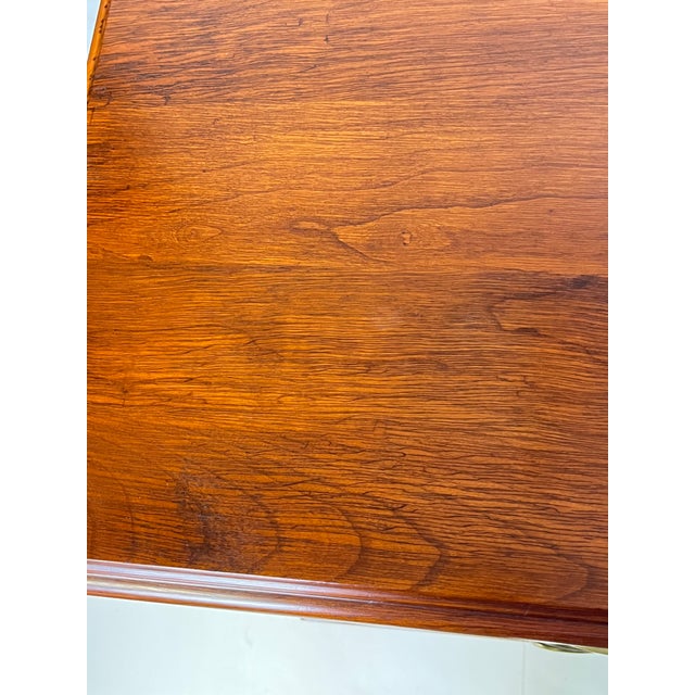 Late 20th Century Henkel Harris Virginia Galleries Solid Wild Black Cherry Triple Dresser For Sale - Image 17 of 18