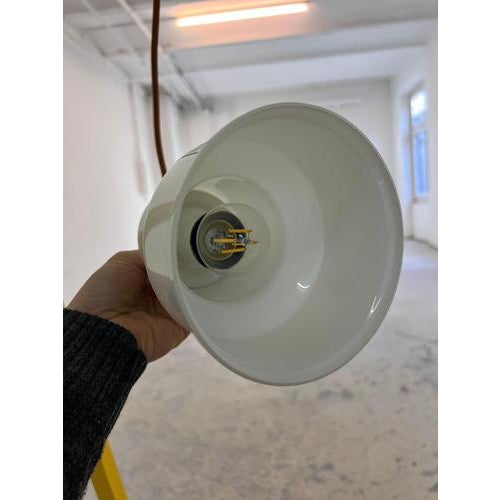 White Glass Pendant Lamp by Sidse Werner for Holmegaard For Sale - Image 5 of 11