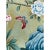 30"*60", Vintage Chinoiserie Floral Birds Garden Green Wallpaper Panel Wall Art, Set of 3, No Frame For Sale - Image 9 of 18