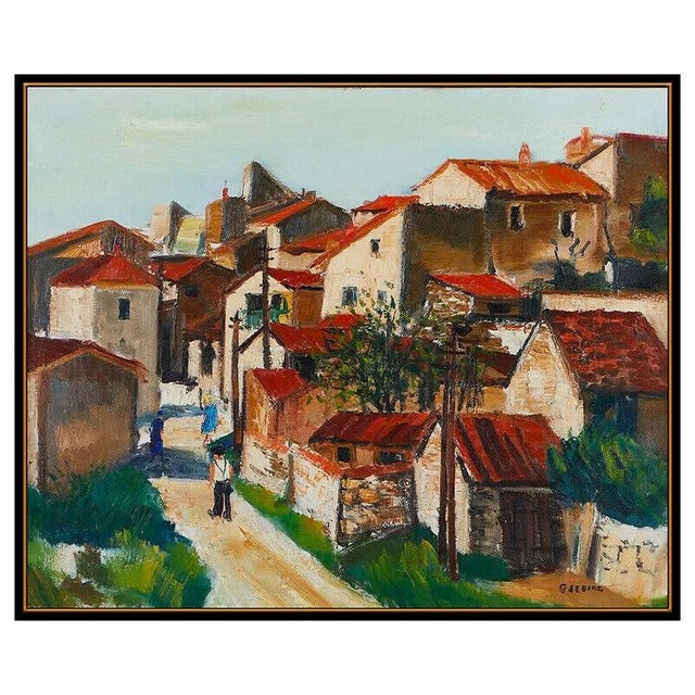 Message us to inquire about custom framing options! (Included for free with every purchase) The artwork here, "Maison de...