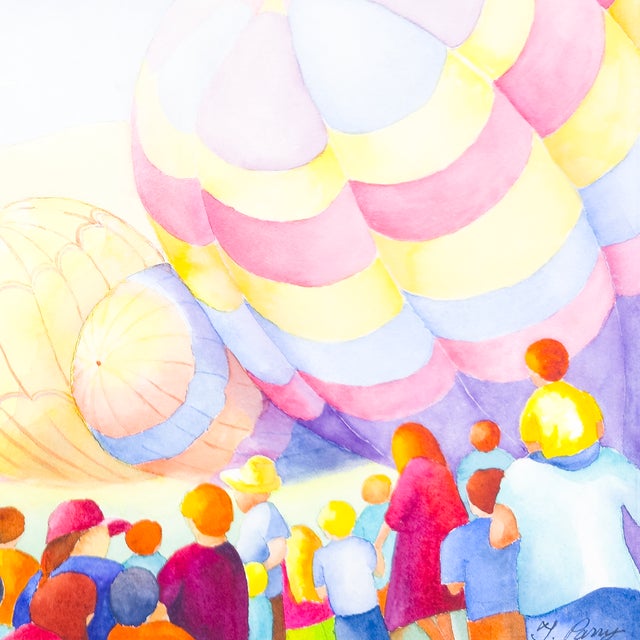 Hot Air Balloon Festival - Tomoko Parry, C. 1990s For Sale In San Diego - Image 6 of 10