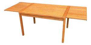Vintage Mid Century Modern Danish Teak Extendable Dining Table