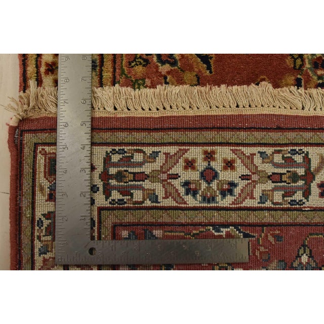 Fine Sarouk Rug 2’4” X 4’8” Pink Wool Traditional Hand-Knotted Oriental Carpet For Sale - Image 9 of 9