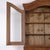 Antique Oak Secretary Desk with Glazed Display Cabinet and Brass Fittings, 1880 For Sale - Image 3 of 17
