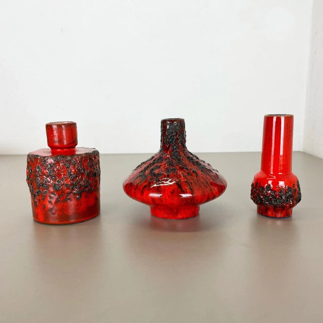Article: Ceramic objects set of 3 Designer and producer: Otto Keramik, Germany Decade: 1970s This original vintage Studio...