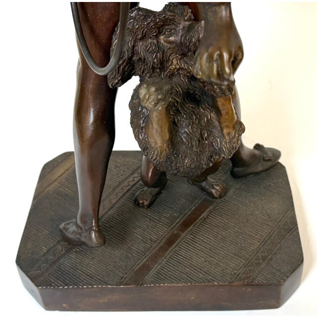 Bronze Sculpture "Get Up" After Georges Petit de Chemellier, 20th Century For Sale - Image 10 of 18