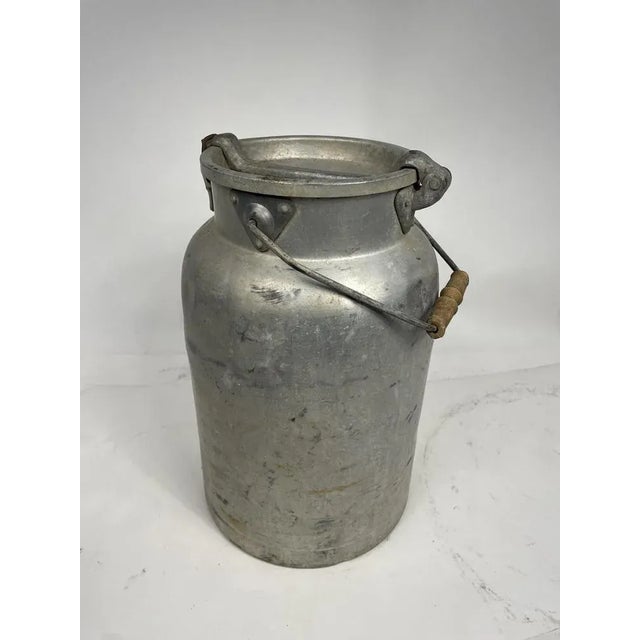 Metal Milk Bin in Aluminum, 1950s For Sale - Image 7 of 8