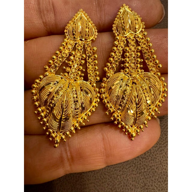 54Gm 22 Karat Gold Necklace, Earring & Ring Suite Bridal Princess Necklace Suite One of our premium Necklace from our...