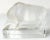 Lalique Late 20th Century French Frosted Glass Bull Figure by Lalique France For Sale - Image 4 of 10