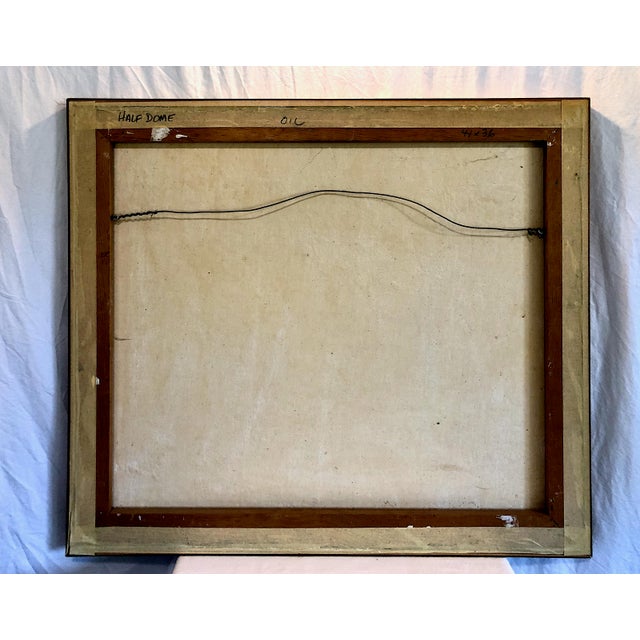 Dark Green Mid-Century “Half Dome” in Yosemite National Park, California, by Robert Elsacht (1908–1999) For Sale - Image 8 of 8