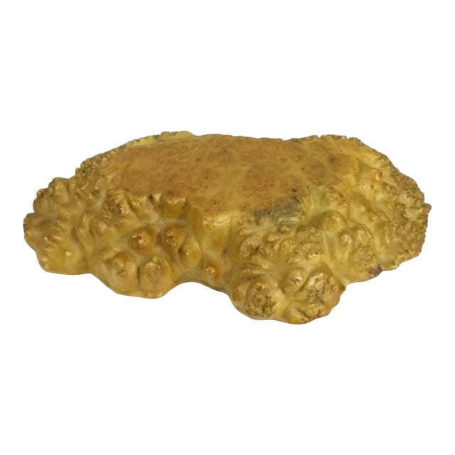 Antique Japanese Meiji Kadai Burl Presentation Board For Sale