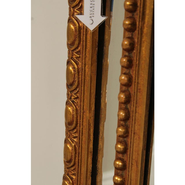 Mid 20th Century Large Ornately Gilt Carved Wall Mirror For Sale - Image 18 of 18