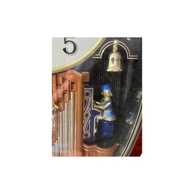 Vintage c.1990's Small World Rhythm Musical Motion Clock Model 4mh749 For Sale In Sacramento - Image 6 of 14