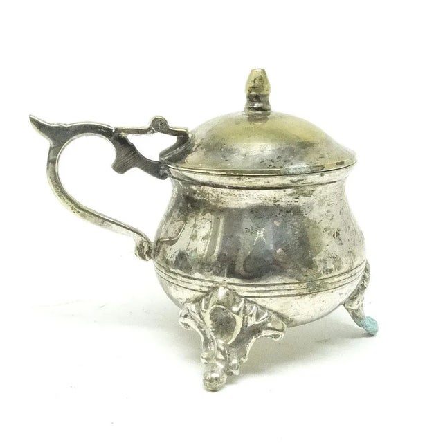 Blue Art Deco Salt Holder, United Kingdom, 1950s For Sale - Image 8 of 8