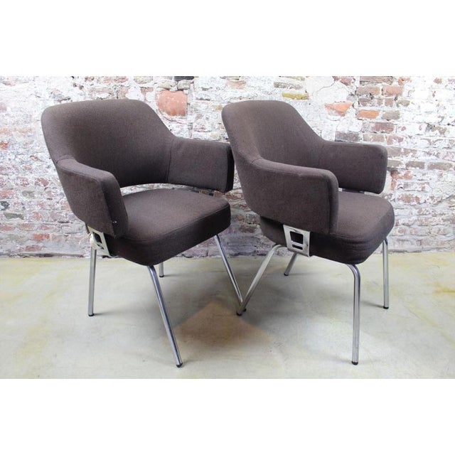 Chairs in the style of Eero Saarinen, Set of 2 For Sale - Image 4 of 14